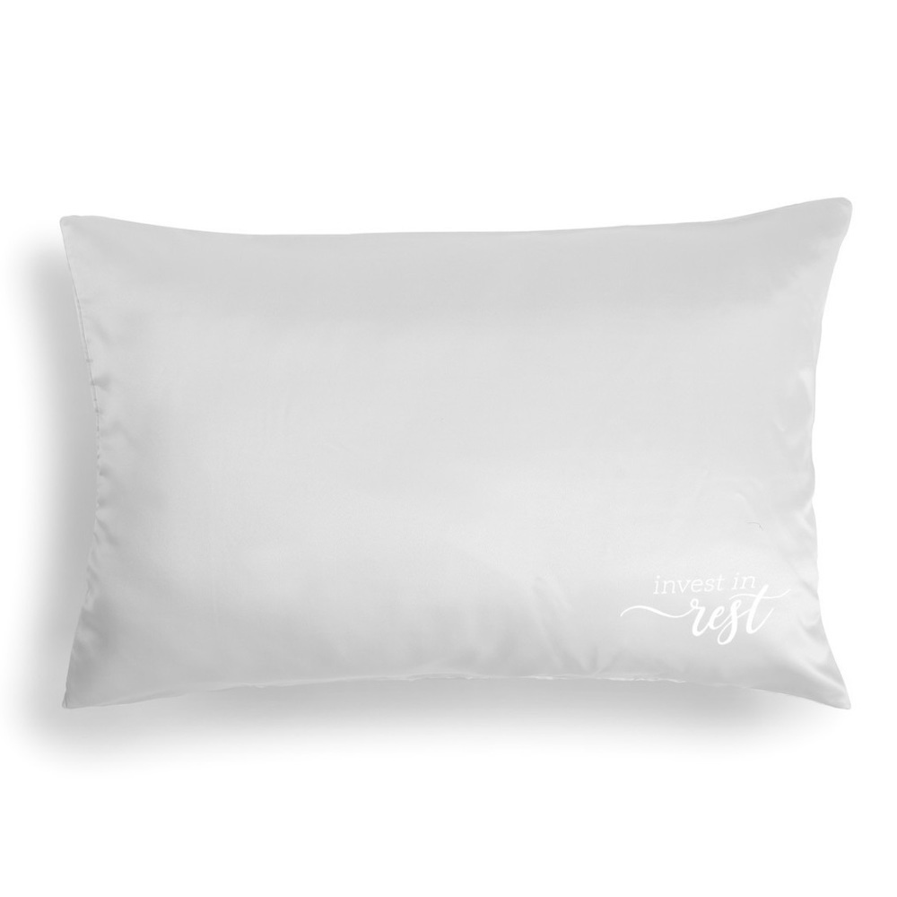 ✅Demdaco Satin Grey Pillowcase Set of 2 - Invest in Rest